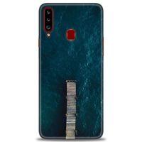 Samsung Galaxy A20S Kılıf HD Baskılı Kılıf - İskele + Tam Ekran Koruyucu