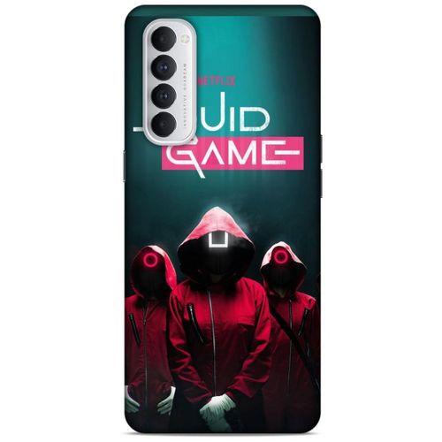Oppo Reno 4 Pro Uyumlu Kılıf Squid Game (45) Liquid Air Kılıf Kwang