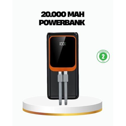 Powerbank 20000 Mah 22.5w Hızlı Şarjlı Ve Kompakt Çoklu Kablo Çıkışlı