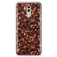 Huawei Mate 20 Lite Kılıf Çekirdek Kahve Arka Kapak Koruma Desenli Full Koruyucu