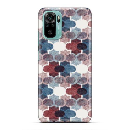 Xiaomi Redmi Note 10 5G Uyumlu Kılıf Romans (7) Telefon Kılıfı Bordo Mavi