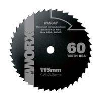 WORX WA5047 115x9,5mm Alüminyum, PVC, Sac Kesme, Daire Testere Bıçağı