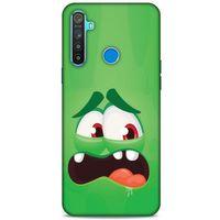 Emojix (85) Oppo Realme 5i Kılıf Silikon Kapak Desenli