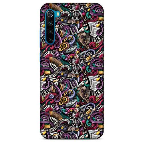 Graffitix (4) Desenli Silikon Kapak Xiaomi Redmi Note 8T Kılıf