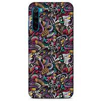 Graffitix (4) Desenli Silikon Kapak Xiaomi Redmi Note 8T Kılıf