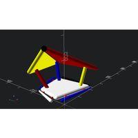 Mondriaan Kuş Evi Eskizi 3D Baskı (Bu ürün Sadece Plastik parçadır - Almadan Önce Soru Sorabilirsiniz)