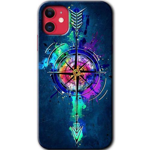 iPhone 11 Kılıf HD Desen Baskılı Arka Kapak - Gizemli Pusula