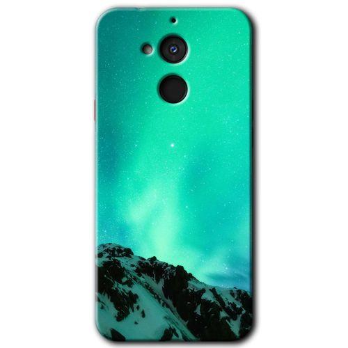 MRCİLETİSİM General Mobile GM 8 Kılıf HD Desen Baskılı Arka Kapak + Temperli Cam - Aurora