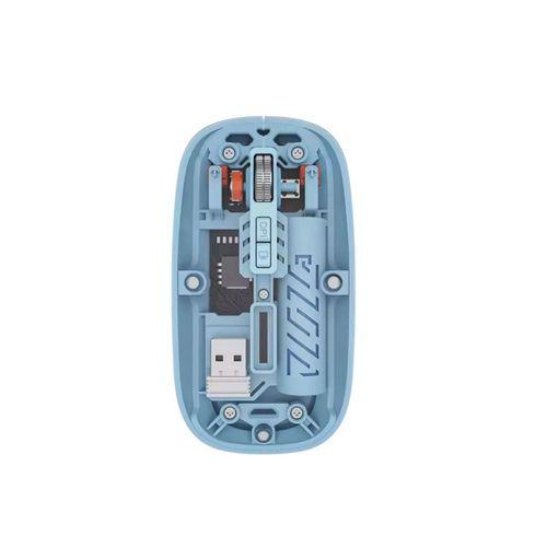 800 1600 Dpı Ayarlanabilir Mavi Kablosuz Mouse Pilli