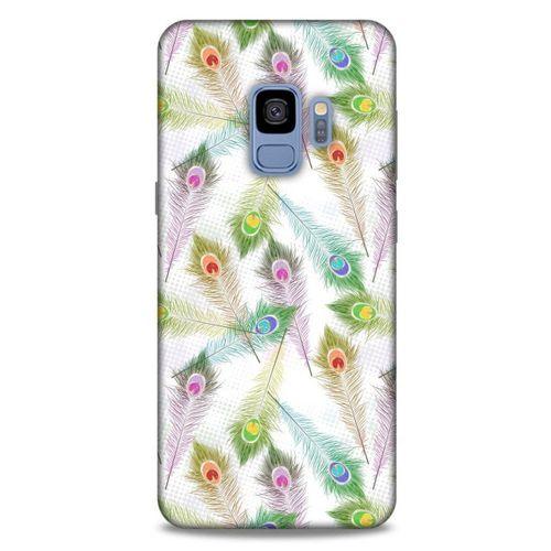 Samsung Galaxy S9 Kılıf Desenli Özel Seri Tüyler (23) Ultra Koruma Kılıfı