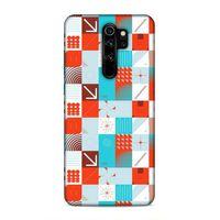 Xiaomi Redmi Note 8 Pro Uyumlu Kılıf Insomnia (33) Hybrid Kılıf Turkuaz Kırmızı