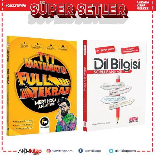 Mert Hoca F10 TYT Matematik Konu ve AKM Dil Bilgisi Soru Bankası Seti 2 Kitap