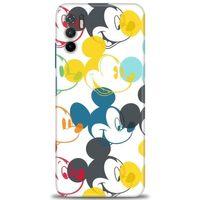 Xiaomi Redmi Note 10 5G Kılıf HD Baskılı Kılıf - Renkli Mickey Mouse + Tam Ekran Koruyucu