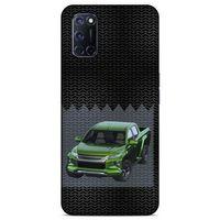 Lopard Oppo A92 Uyumlu Kılıf PickUpX (18) Telefon Kılıfları Fosforlu Yeşil