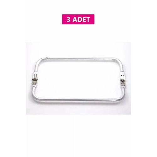 Gizli Metal Çanta Bursu – 3 Adet - 30 cm - Metal Çanta Aparatı Çanta Aksesuarı