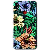 Samsung Galaxy A10s Kılıf Baskılı Kapak - Hibiscus Flowers +Tam Ekran Koruyucu