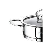 Oms 2008 Mini Basık Çelik Tencere 14x5 Cm 0,70 Litre