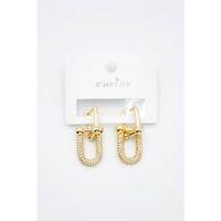 TF Zincir Küpe - Altın