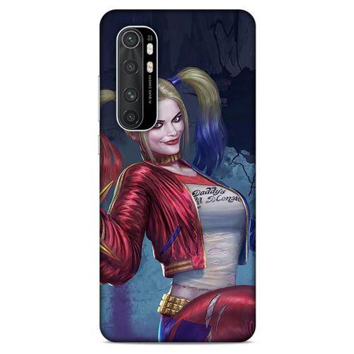 Xiaomi Mi Note 10 Lite Uyumlu Kılıf Harley Quinn (9) Kılıf Gri