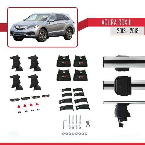 Acura RDX II 2013-2018 Arası ile uyumlu ACE-4 Ara Atkı Tavan Barı GRİ
