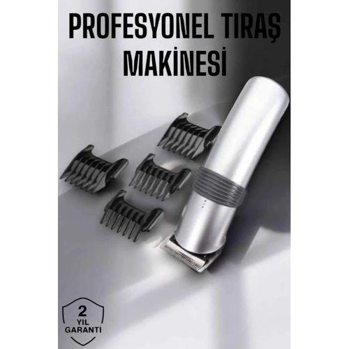 4 Taraklı Taşınabilir Profesyonel Saç Ve Sakal Kesme Tıraş Makinesi