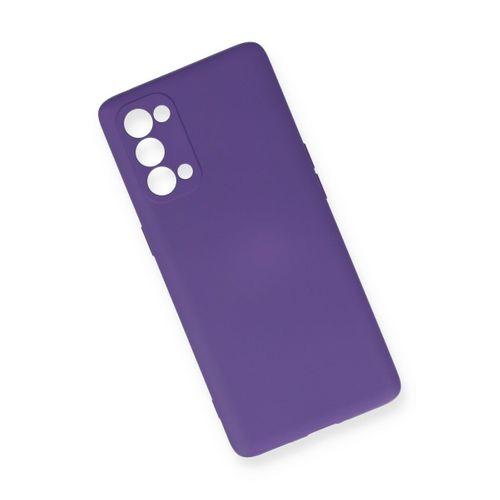 Newface Oppo Reno 5 Pro Kılıf Nano içi Kadife  Silikon - Mor