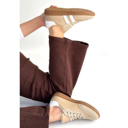 Zerti Bej Cilt Bağcıklı Spor Ayakkabı