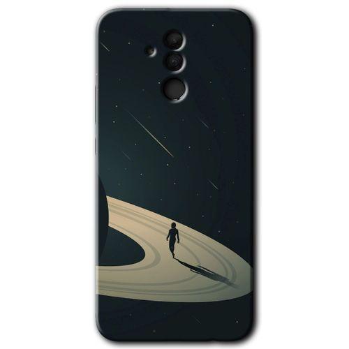 Huawei Mate 20 Lite Kılıf Baskılı Kapak - Space Planet +Tam Ekran Koruyucu