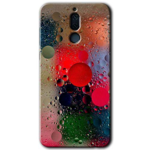 Huawei Mate 10 Lite Kılıf HD Desen Baskılı Arka Kapak - Wet Bubbles