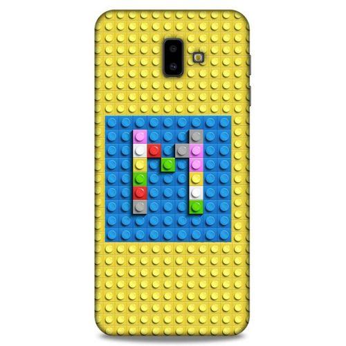 Lopard Samsung Galaxy J6 Plus Uyumlu Kılıf BloX (24) Darbe Emici Kılıf M Harfi