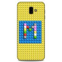 Lopard Samsung Galaxy J6 Plus Uyumlu Kılıf BloX (24) Darbe Emici Kılıf M Harfi