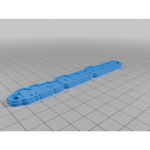 Mr Gardner – 3D Baskı Dekoratif İsimlik (Bu ürün Sadece Plastik parçadır - Almadan Önce Soru Sorabilirsiniz)