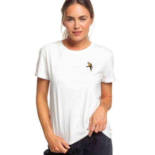 Parrot Bird Macaw 1 Parrot Images Baskılı Beyaz Kadın Tshirt