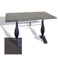 Dockers Çipa 3011 Döküm Ayak Masa 70x120 cm - (Werzalit, Wermodin ve Allzalit Tabla) - Grey Marble