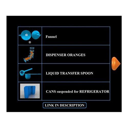 Tuğla Şekilli Çatal Bıçak Tutucu 3D Baskı (Bu ürün Sadece Plastik parçadır - Almadan Önce Soru Sorabilirsiniz)