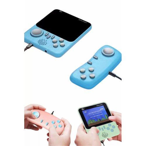 Çift Konsol 666 Adet Retro Oyun El Atarisi Taşınabilir 3.5 İnç Ekran