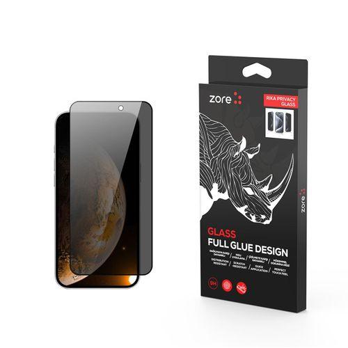 Apple iPhone 17 Zore Rika Premium Privacy Temperli Cam Ekran Koruyucu