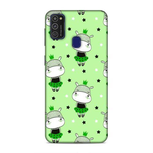 Samsung Galaxy M21 Kılıf Kucuk Prensesler Arka Kapak Silikon Koruma Full Koruyucu
