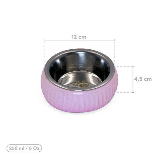 Mikopet Organik Seramik Mama Kabı Pembe