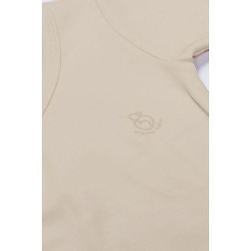 Bistyle Bistyle Organik Natural Basic Style Kruvaze Uzun Kol Body BS17102 Bej