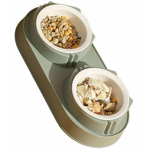 Mikopet Çift Bölmeli Mama Ve Su Kabı