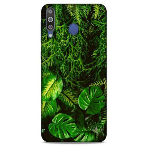 Lopard Samsung Galaxy M30 Uyumlu Kılıf Bahar (5) Koruma Kabı Yapraklar