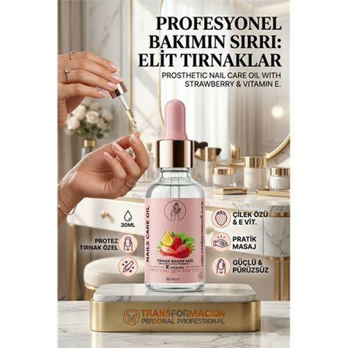 Tırnak Bakım Yağı Çilekli Güçlendirici E Vitamini Serum 30ml 723072