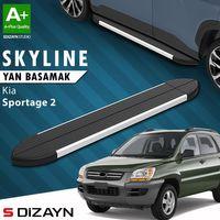 S-Dizayn Kia Sportage 2 Skyline Aluminyum Yan Basamak 173 Cm 2004-2010 A+ Kalite