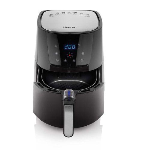 Schafer Fit Fry Dijital Airfryer Sıcak Hava Fritözü - Siyah