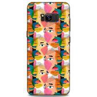 Lopard Samsung Galaxy S8 Plus Uyumlu Kılıf Sürreal Yüzler ♀ (6) Silikon Kılıf Desenli