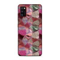 Samsung Galaxy A41 Uyumlu Kılıf Romans (30) Silicone Case Pembe Yeşil