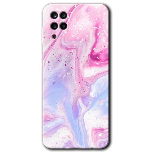 Potkal Hediye Fabrikası Samsung Galaxy A12 HD Baskılı Kılıf + 9D Tam Ekran Koruyucu - Kabarmış Leke