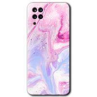 Potkal Hediye Fabrikası Samsung Galaxy A12 HD Baskılı Kılıf + 9D Tam Ekran Koruyucu - Kabarmış Leke