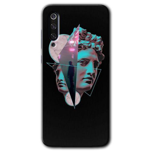 Potkal Hediye Fabrikası Xiaomi Mi 9 SE Kılıf HD Desen Baskılı Arka Kapak - Heykel